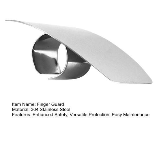 Защита пальцев из нержавеющей стали Регулируемая защита пальцев от порезов Защита для рук многоразового использования для нарезки овощей