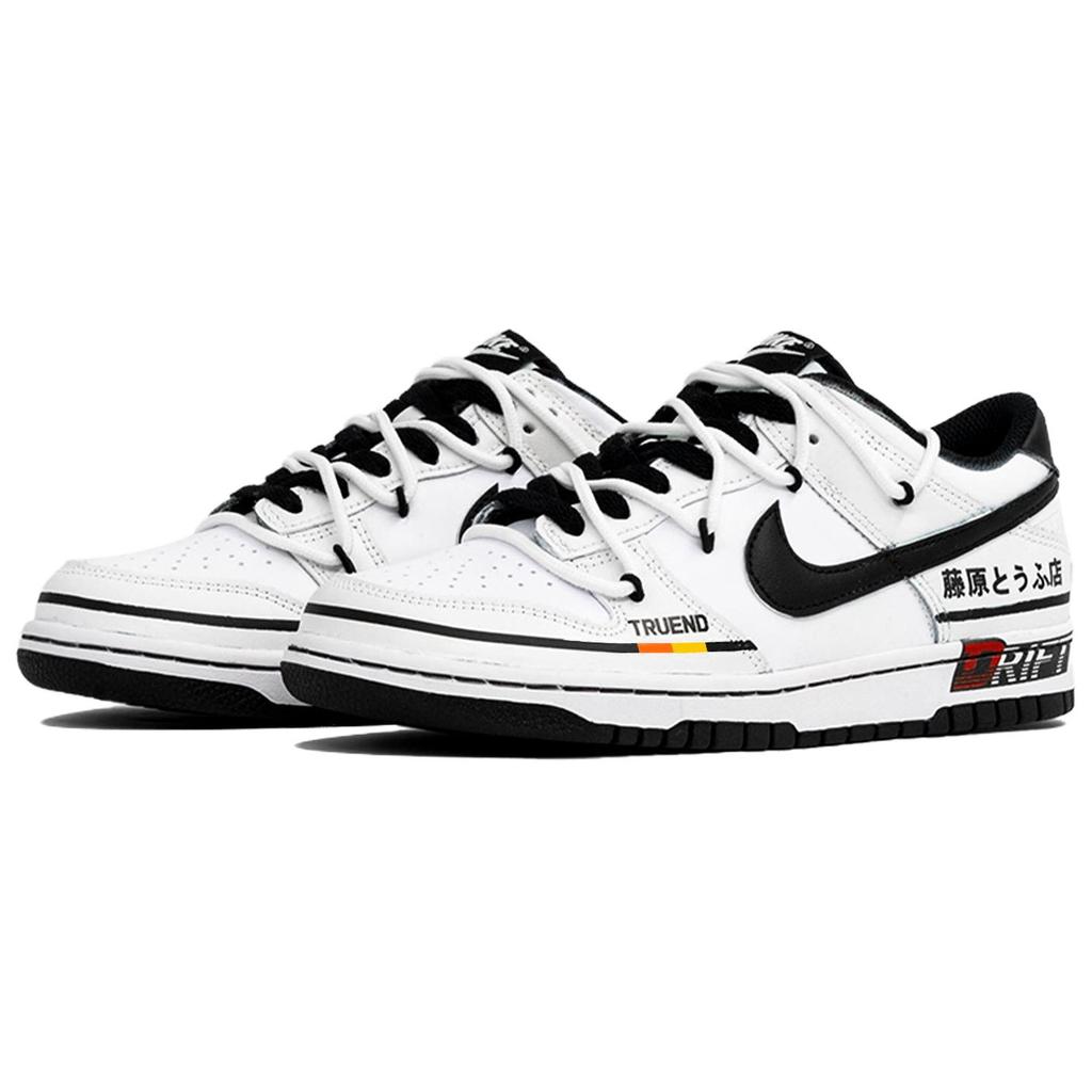 Nike Dunk Retro 'Черный' Kaleidoscope, Drift D Box Скользкая Устойчивая к истиранию Низкие Скейтбордические кроссовки Унисекс DD1391-100(Team113-DS-BOX)