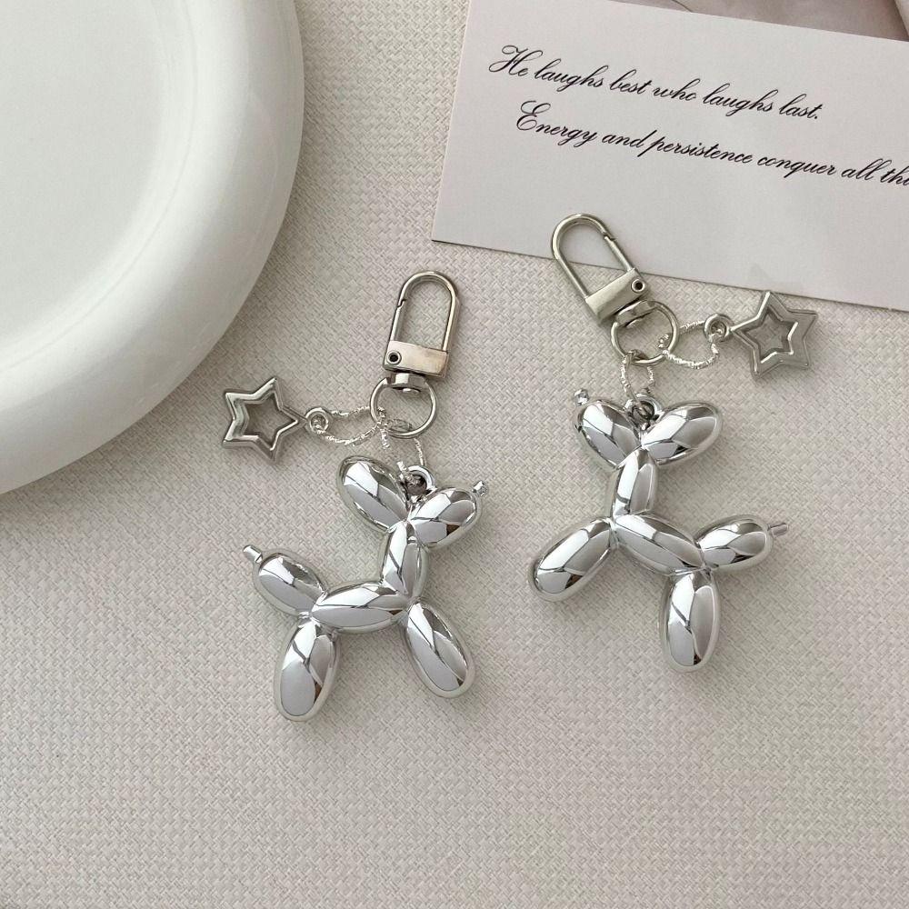 Брелок в виде воздушного шара в виде щенка с покрытием, брелок в виде воздушного шара в виде собаки, брелок в виде воздушного шара в виде акриловой собаки, пара