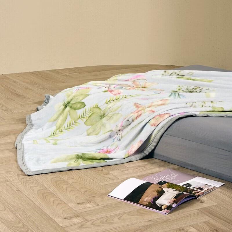 Mercury Home Textiles Фланелевое одеяло "Весенний цветок"
