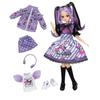 TAKARA TOMY Ликка-тян Кукла Крутая Черная Ликка-тян DX Повседневный и Фиолетовый Набор Платьев Наряжать Игрушка для Ролевых Игр Возраст 3+