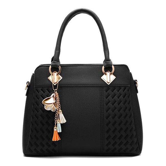 Женские кожаные сумки с кисточками Tote Top-handle Вышитая сумка через плечо