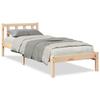 VidaXL Cadre de lit extra long sans matelas 80x220 cm bois massif pin, lit, meuble de chambre à coucher, lit en bois, lit 852442