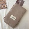 Women's Solid Color Knitted Scarf Winter Korean Version Scarf Narrow Version Men's and Women's Soft Scarf