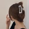 2023 Новая Высококачественная Металлическая Заколка для Волос в Виде Черного Треугольника и Акулы