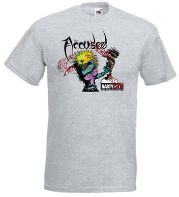 Футболка The Accused Nasty Cuts heather grey hardcore metal все размеры S-5XL