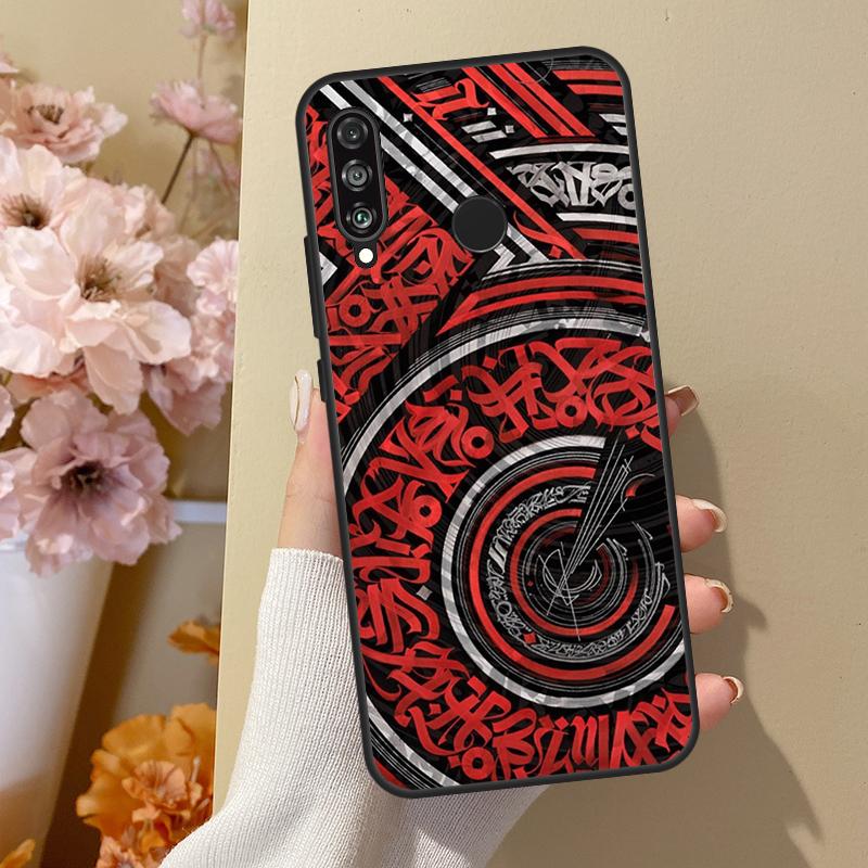 Чехол Pokras Lampas Art Graffiti для Huawei Nova 10 SE 9 3i 7i 8i 11i 12i Y73 Y90 Y70 Y72 Y61 Y91 P60 Pro P40 P30 Lite