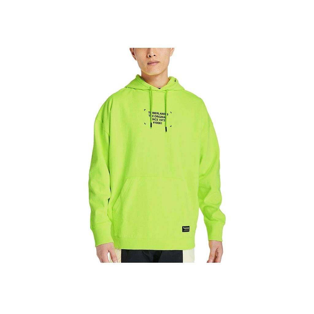 Timberland Letter Embroidered Sports Hoodie Men Hoodies Bright-Yellow A2DXU-BH4