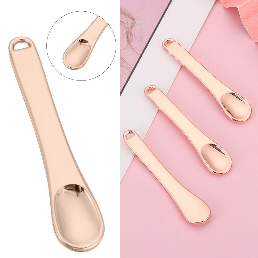 Face Mask Beauty Scoop Makeup Reusable Scoop Mini Spoon Cosmetic Metal