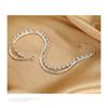 Elegant Double Layer Beaded Bracelet Women Plated Geometric Minimalist Luxury Jewelry Accessory
