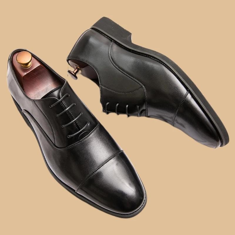 Оксфорды мужские туфли с красной подошвой модные деловые повседневные вечерние банкетные повседневные ретро резные туфли-броги на шнуровке