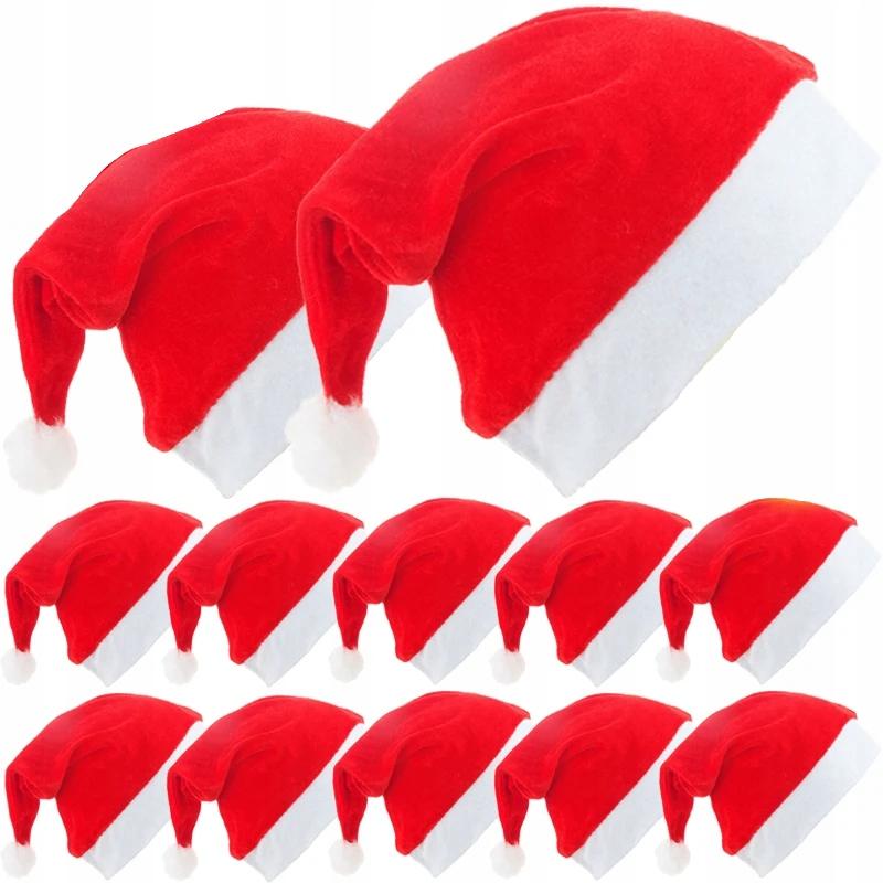 Felt Santa Claus hat, red hat, Christmas hat