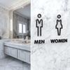 3D мужские и женские туалетные таблички, акриловые таблички для туалета, индикатор напоминания, табличка для туалета, дверные таблички