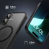 For iPhone 16 Plus Case Matte PC+TPU Phone Cover Compatible with MagSafe