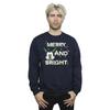 Disney Mens Mickey Mouse Merry & Bright Sweatshirt