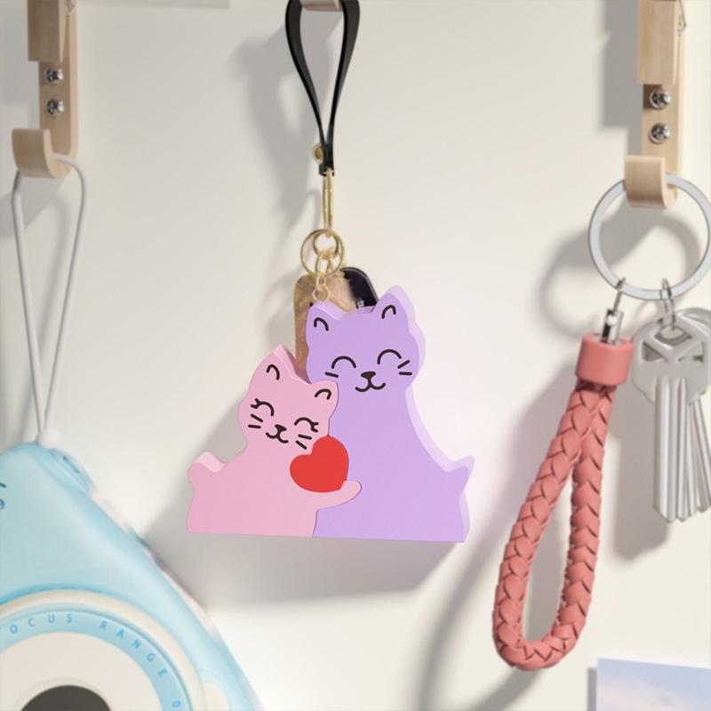 Desktop Ornament Mold Animal Holding Love Heart Candle Mould Silicone Mould for Jewelry Making and Handmade Craft