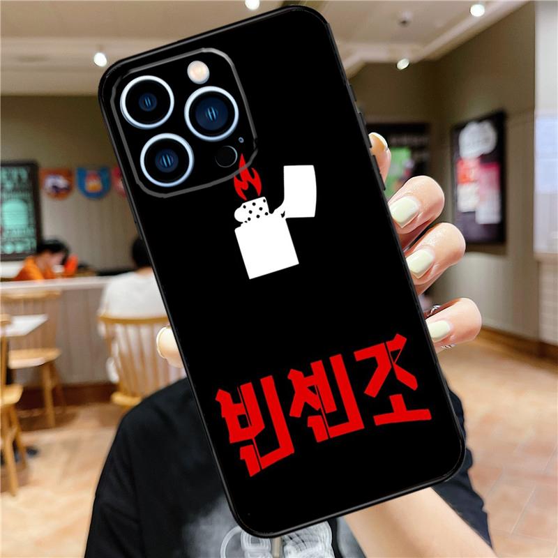 Vincenzo Cassano Kdrama Case For iPhone 17 Pro Max 16 15 14 11 12 13 Mini Plus 16e 17 Air Bumper Cover Accessories