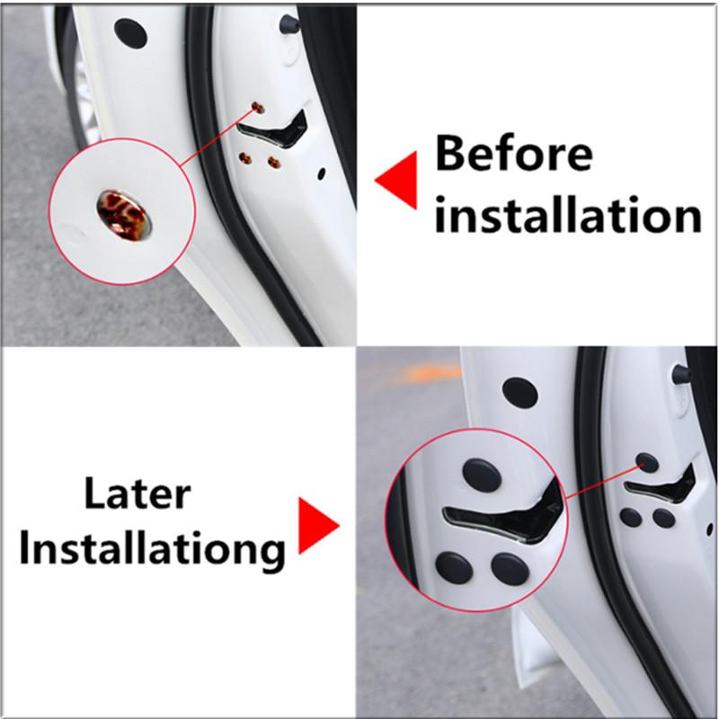 12Pcs Car Door Lock Screw Protector Cover For Volvo S40 S60 S80 S90 V40 V60 V70 V90 XC60 XC70 XC90