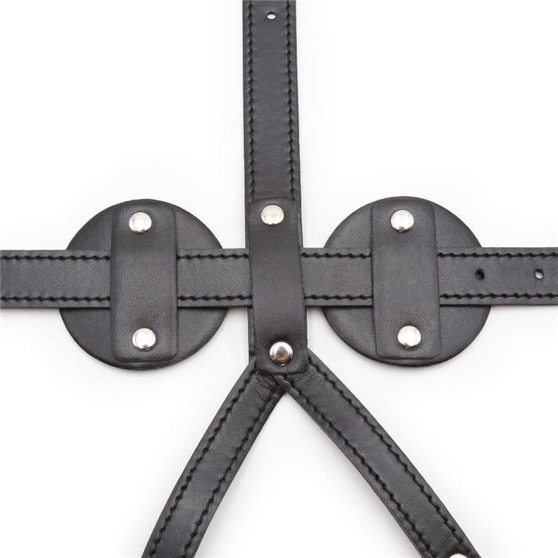 BDSM Sex Mask Adult Toys Fetish Sex Toys Slave Headgearleather Harness Mouth Ball Blindfold