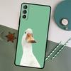 Милый Мультяшный Утенок Чехол для Телефона для Samsung Galaxy S26 S23 Ultra S20 S21 S22 S24 S25 Plus S10 S25 FE Задняя Крышка