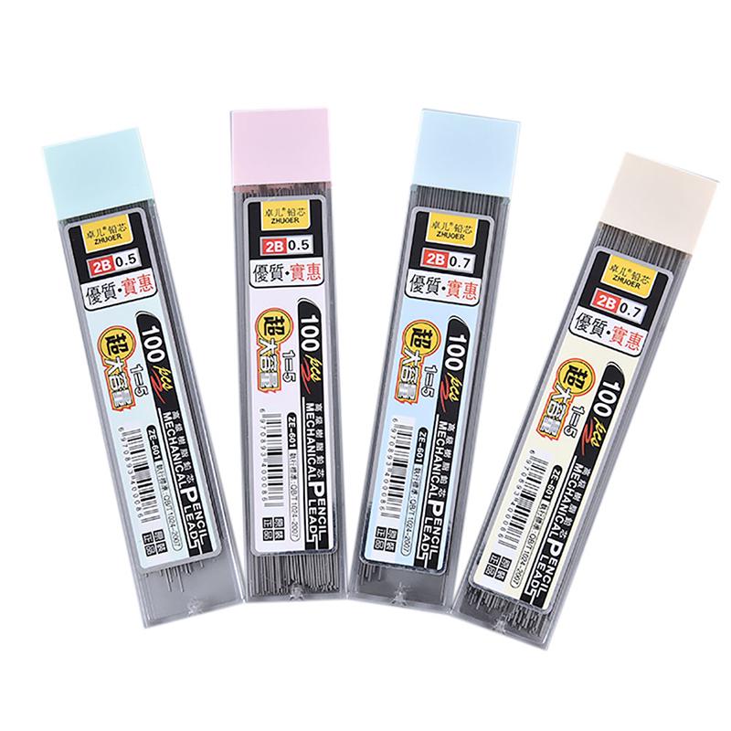 100Pcs/Box Latest Pencil Refill Automatic Pencil Lead Versatile Graphite Lead 2B Mechanical