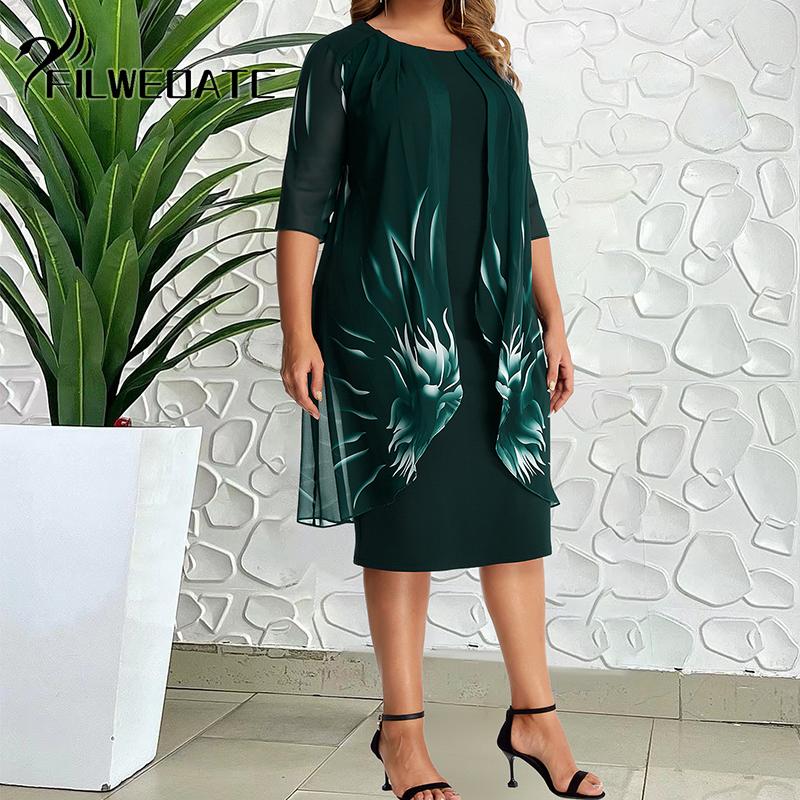 Элегантное женское вязаное кружевное платье-накидка