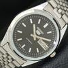 MENS VINTAGE SEIKO 5 AUTOMATIC REFURBISHED JAPAN BLACK DIAL WATCH A440618-9 Sk-a440618-1