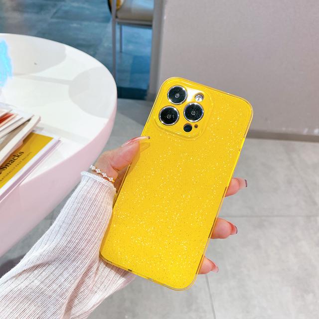 Блестящий модный противоударный чехол ярких цветов для Iphone 11 12 13 14 Pro Xs Max X Xr 7 8 Plus, роскошная блестящая мягкая задняя крышка