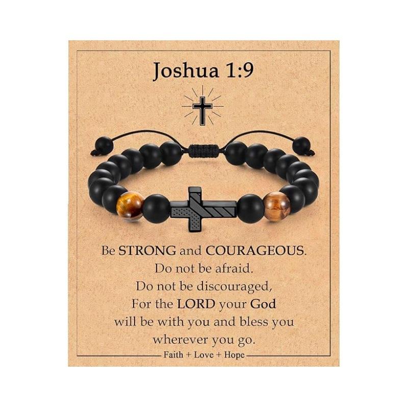 Браслет JYL TS Мужской Американский Флаг Крест Глаз Повышает Патриотизм и Удачу