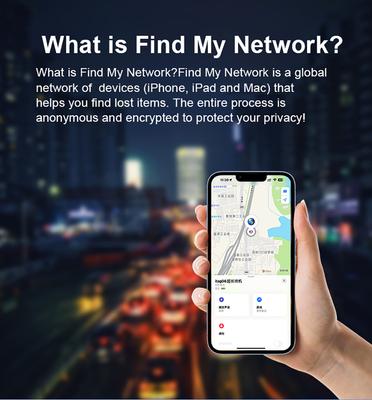 Умная Bluetooth-метка для Apple Airtags Find My Apple с функцией обнаружения потерянных предметов для багажа, чемодана, ключа, трекера IPX8 GPS