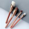 Rosewood Handle Luxury Goat Hair Makeup Brush Precision Liquid Touch Foundation & Concealer Cosmetic Application Tool