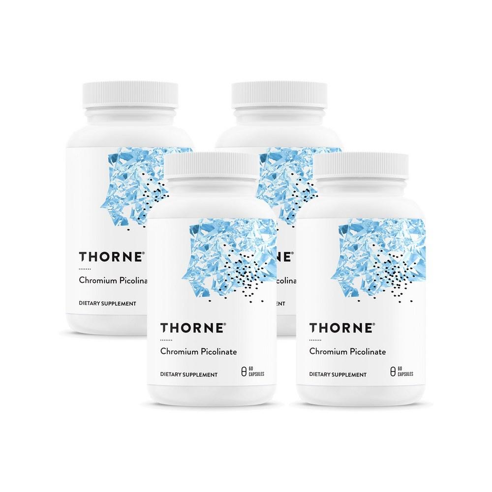 Thorne Research Пиколинат хрома Капсулы 4 шт 60 Таблеток