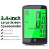 Bike Speed Meter Rainproof Cycle Mileometer Multi Functional Digital Bike Speedometer Full Screen Mobilephone APP