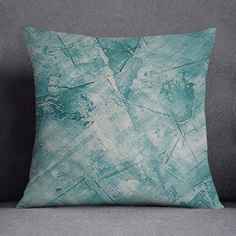 Новый темно-зеленый цветочный узор животного, украшение для дома, наволочка, современный простой квадратный офисный диван, декоративные чехлы для подушек