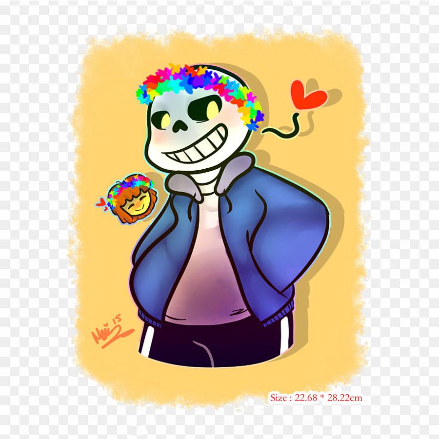 Фигурка Undertale, железные нашивки для DIY, теплопередача, одежда, футболка, термонаклейки, украшение, печать