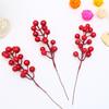 Christmas Tree & Wreath Decorations with Red Berry Sprigs