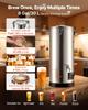 Electric Brewing System, 8 Gal/30L Brewing Pot Home Beer Brewer, 304 Stainless Steel Body, Mash Boil Device with Integrated Inner Barrel & Reinforced
