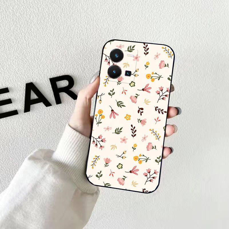 Flowers Garden Phone Case For VIVO Y53S Y33S Y01 Y22S Y31 Y21 Y70 Y21S Y72 V21 V2023 V21E V20 SE iQOO Z8x X100 Pro