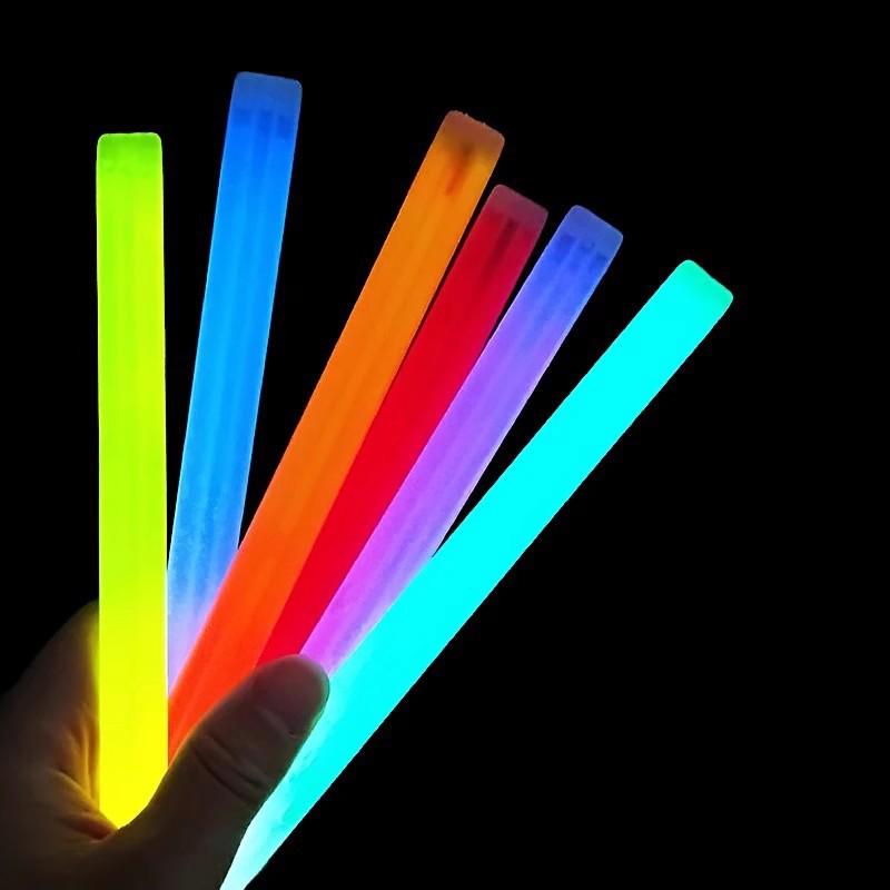 Флуоресцентные браслеты Triple Glow - Нетоксичные аксессуары для вечеринок и концертов