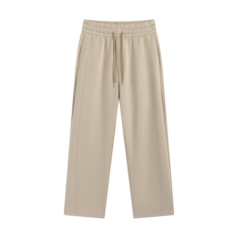 Новые антибактериальные брюки кэжуал узкой версии женские осенне-зимние тонкие широкие спортивные свободные прямые тренировочные брюки женские