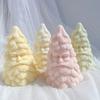 DIY Resin Silicone Mold Christmas Tree Garden Santa Candle Ornament Home Desktop Atmosphere Decoration Holiday Gift