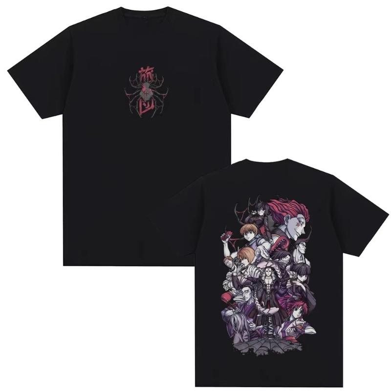 2026 New Anime Hunter X Hunter Phantom Troupe Spider Graphic Tshirt Unisex Women Casual Vintage Tshirt Unisex Fashion T Shirt Summer