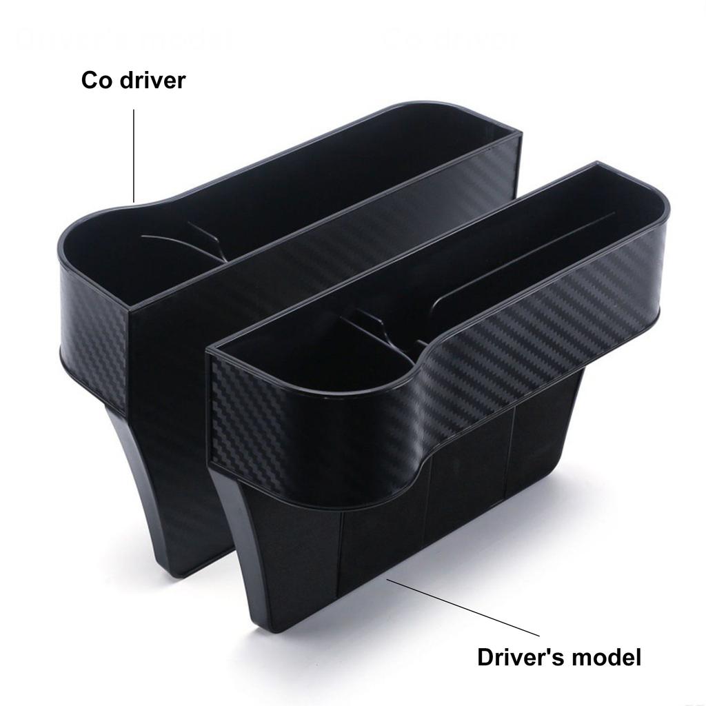 Car Seat Crevice/Slot Storage Box Abs Interior Accessories Multifunctional Organizer Phone/Card/Bottle Cups Holder