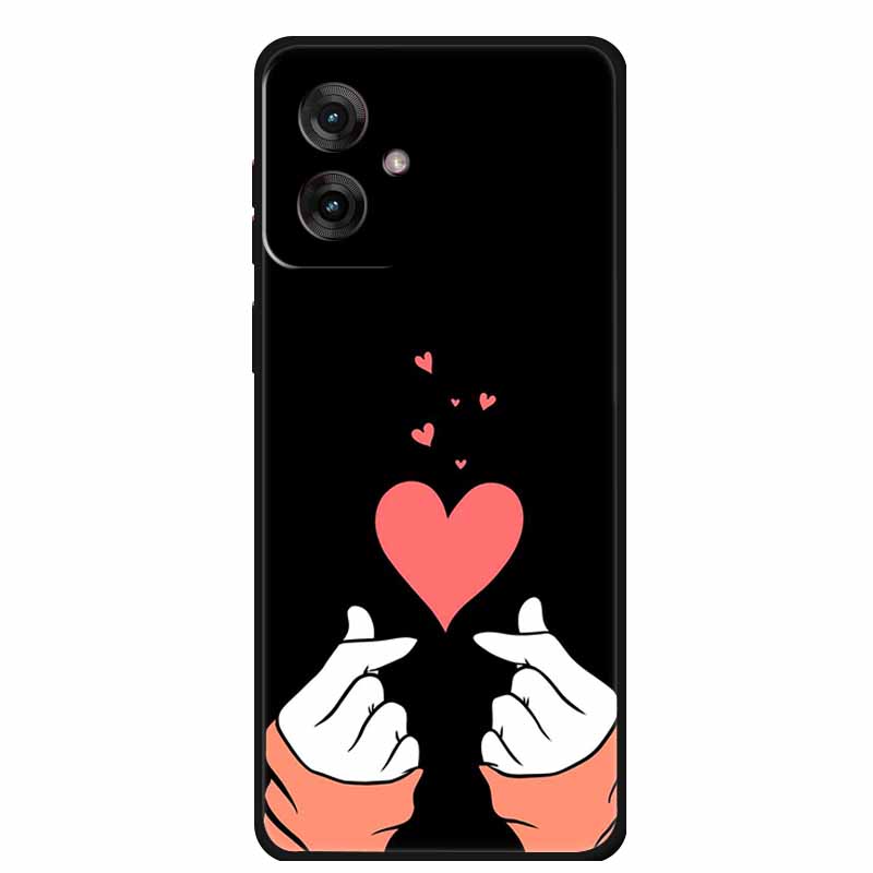 Для Motorola Moto G55 5G Чехол Роскошный ТПУ Мягкий Силикон Задняя Крышка Чехлы для Телефона для MotoG55 Защитный Ударопрочный Цветные Fundas