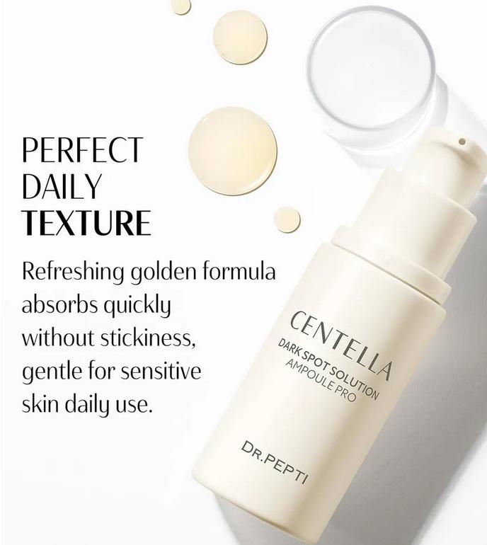 Dr.Pepti Ампула Centella Solution для удаления пигментных пятен 30 мл Осветление / Успокоение / Уход за пигментными пятнами и несовершенствами / Корейская косметика, K-beauty