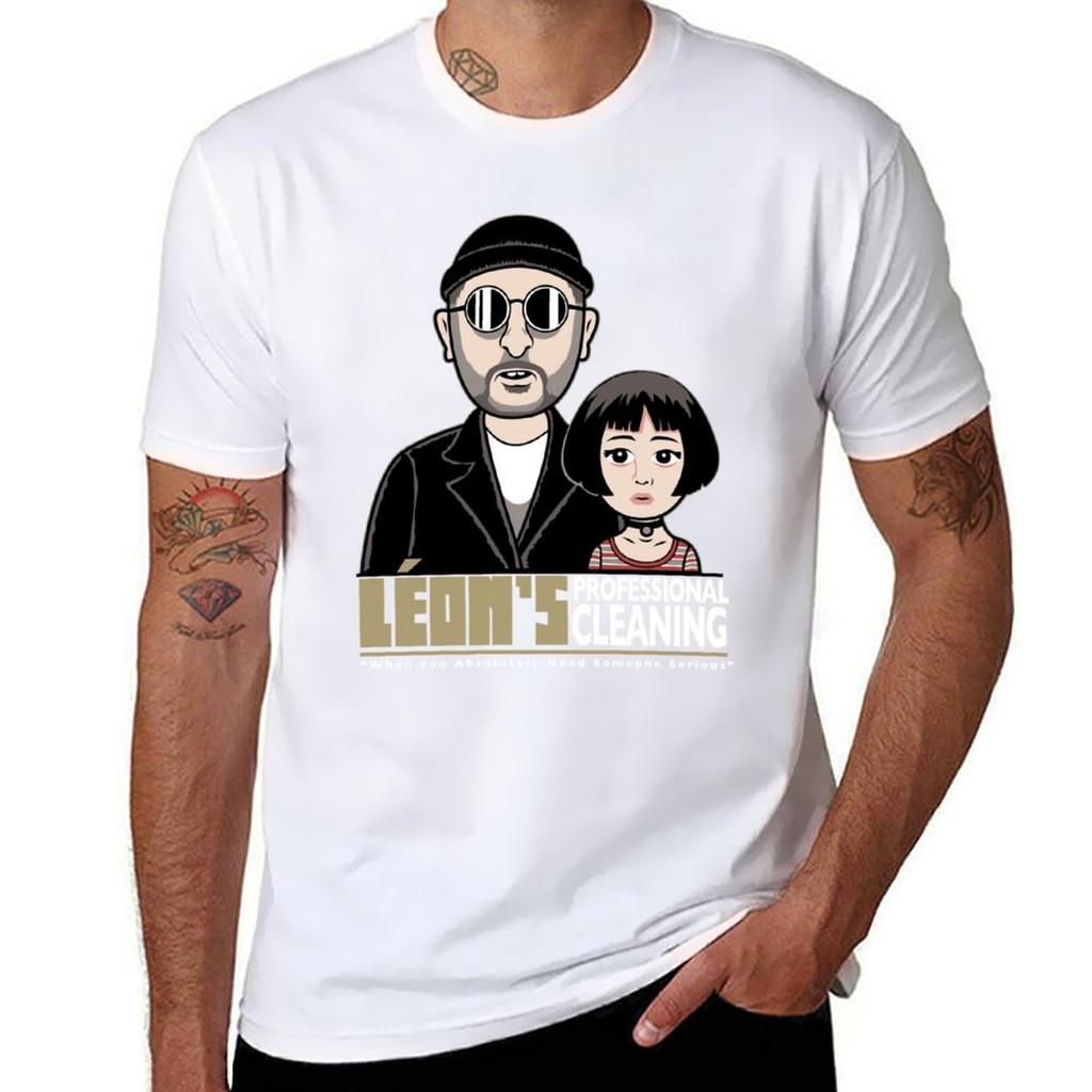Leons Professional Cleaning Tshirt Work Style Casual Tshirt
