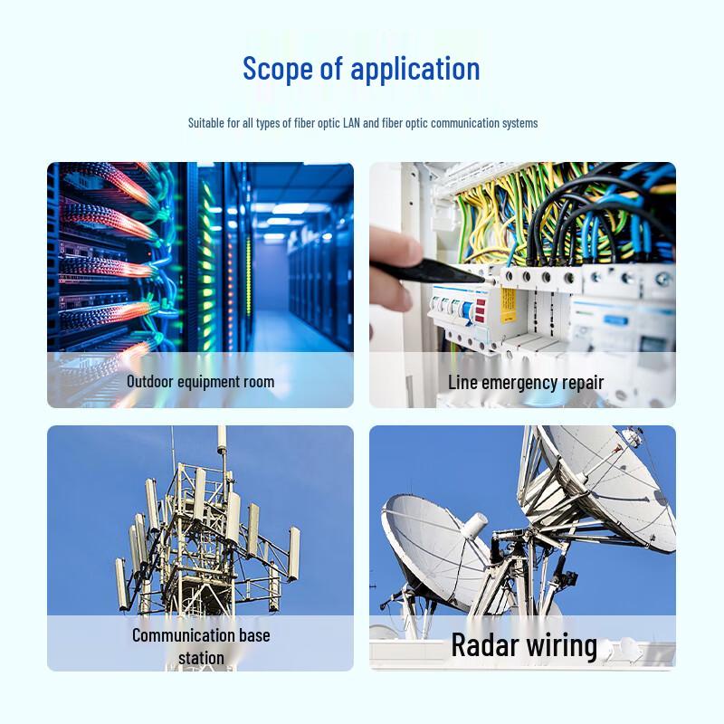 AIENKIS Outdoor Single-Mode Armored Pre-terminated Fiber Optic Cable