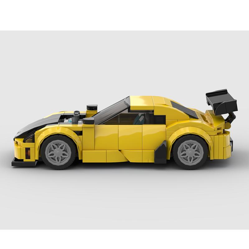 287 деталей Модель автомобиля из строительных блоков MOC 1995 года 8-отверстия Широкая версия Креативный рождественский подарок для мальчиков, взрослых, детей