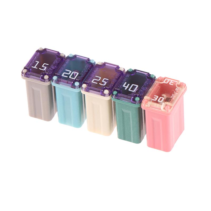 Мини квадратный предохранитель 15A 20A 25A 30A 40A PEC автомобильный предохранитель трубчатый водонепроницаемый предохранитель коробка для розетки