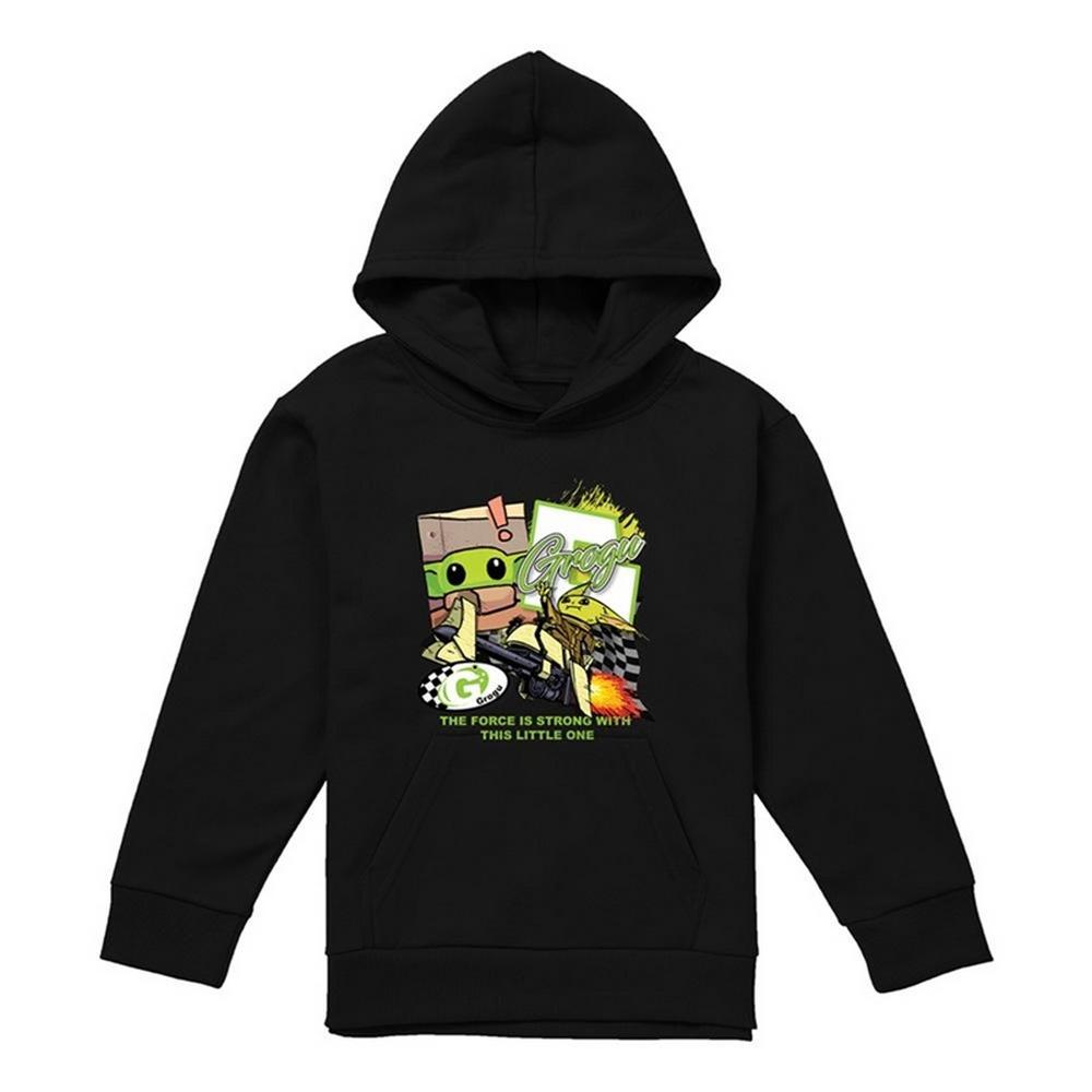 Star Wars Childrens/Kids Racing Speeder Bike Grogu Hoodie